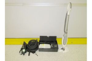 Lot: (3 Items) Consisting of: (1) Shark Steam Cleaner, (1) TurboVac-800 Vacuum & (1) Omega Supreme Plus Vacuum Cleaner. HIT# 2242331. Loc: Fina...