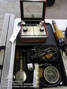 Snap-On MT406 volt/ohm meter and Cornwell timing light, more