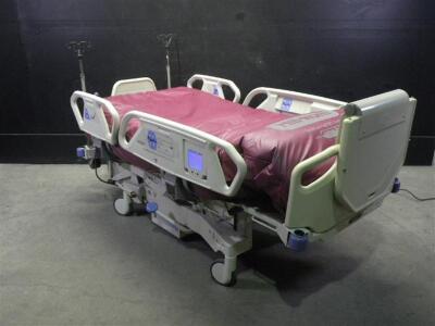 HILL-ROM P1900 TOTALCARE SPORT2 HOSPITAL BED WITH CPR AND FOOT BOARDS AND MODULES (PERC. & VIB., ROTATION, LOW AIRLOSS)