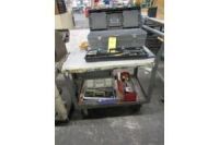 LOT: (1) 4-Wheel Cart with (3) Assorted Tool Boxes with Contents (Location B)