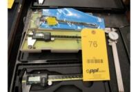 LOT: (3) Assorted 6 in. Digital Calipers, (1) 6 in. Dial Caliper (Location B)