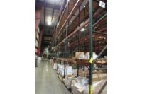 LOT: (12) Sections 42 in. x 108 in. x 24 ft. High (est.) Adjustable Steel Pallet Rack (delay removal) (Location J)