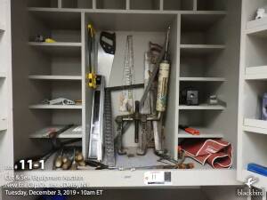 Contents of tool cabinet