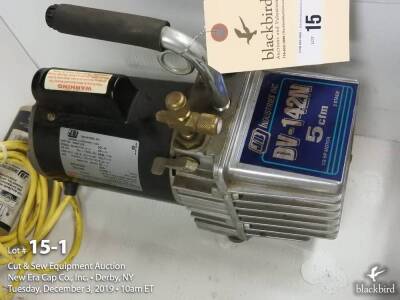 JB DV-142N-5CFM A/C vacuum