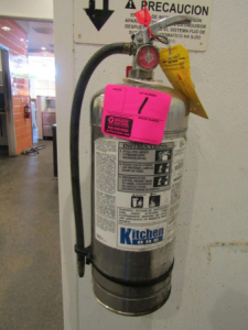 Kitchen One wet chemical fire extinguisher