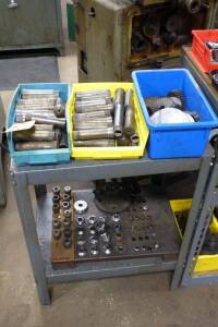 Machine Tooling w/Rack (Lot)