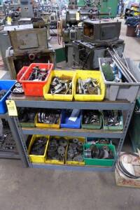 Machine Tooling w/Rack (Lot)