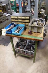 Gear Hobbing Machine Tooling w/Table, Asst. (Lot)