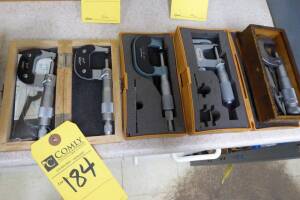 Micrometers, Asst. (5 Each) (Lot)