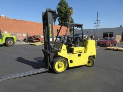 HYSTER S155XL PROPANE FORKLIFT, 12,500 LBS., 13,412 HRS, SOLID TIRES, 6'FT FORKS, S/N: B024D06749X, (LOCATION: CHATSWORTH, CA)