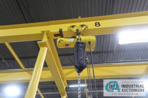 2-TON BUDGIT ELECTRIC TROLLEY TYPE CHAIN HOIST WITH PENDANT