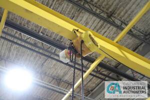 1/2-TON BUDGIT ELECTRIC TROLLEY TYPE CHAIN HOIST WITH PENDANT