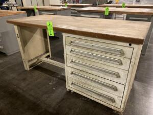 Lyon Wood Top Work Bench, 30" x 72"