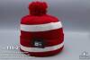 (72) New Era 2-Ply Knit Hat 2-Tone Stripe Scarlet / White - 2