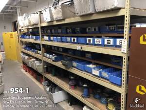 (2) bays racking-shelving 8-ft x 2-ft x 8-ft (Bid per unit, sold 2x the money.)