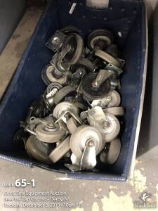 Bin of 3", 4", & 5" casters