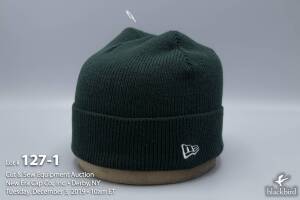 (72) New Era Cuff Knit Hat Dark Green