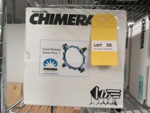 (2) CHIMERA 6'' ALUMINUM QUICK RELEASE SPEED RING (NEW)