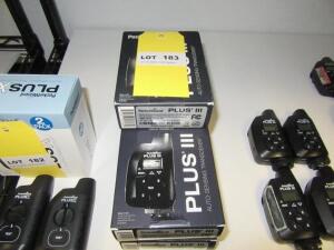 (5) POCKETWIZARD PLUS III AUTO-SENSING TRANSCEIVER