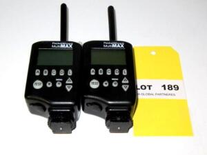 (2) POCKETWIZARD MULTIMAX TRANSCEIVER