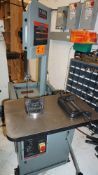 KING INDUSTRIAL (2012) KC-914H METAL CUTTING VERTICAL BAND SAW WITH 19"X30" TABLE, 10" THROAT, 15" MAX. WORK PIECE HEIGHT, S/N: 24A0014