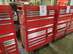 KENNEDY 19 DRAWER TOOL CHEST AND ROLLING CART CABINET SET ( 4650 OAKLEYS LN HENRICO, VA 23231)