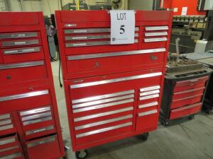KENNEDY 19 DRAWER TOOL CHEST AND ROLLING CART CABINET SET ( 4650 OAKLEYS LN HENRICO, VA 23231)