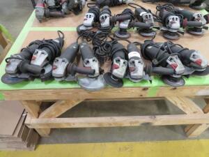 LOT OF (8) METABO GRINDERS ( 4650 OAKLEYS LN HENRICO, VA 23231)