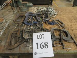 LOT OF ASST'D C CLAMPS ( 4650 OAKLEYS LN HENRICO, VA 23231)