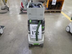 FESTOOL CT 48 E HEPA DUST EXTRACTOR W/ FESTOOL ROTEX SANDER MODEL: RO 125FEQ ( 4650 OAKLEYS LN HENRICO, VA 23231)