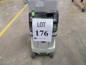 FESTOOL CT 48 E HEPA DUST EXTRACTOR W/ FESTOOL DOMINO JOINTER MODEL: DF 500 Q (NO VACUUM HOSE) ( 4650 OAKLEYS LN HENRICO, VA 23231)