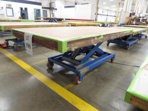 BISHAMON OPTIMUS HYDRAULIC LIFT TABLE CAPACITY 2000LBS MODEL: L2K-4260 ( 4650 OAKLEYS LN HENRICO, VA 23231)