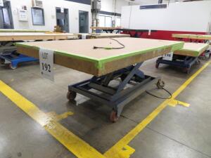 BISHAMON OPTIMUS HYDRAULIC LIFT TABLE 2000LBS CAPACITY 2000LBS MODEL: L2K-4260 ( 4650 OAKLEYS LN HENRICO, VA 23231)