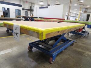 BISHAMON OPTIMUS HYDRAULIC LIFT TABLE 2000LBS CAPACITY 2000LBS MODEL: L2K-4260 ( 4650 OAKLEYS LN HENRICO, VA 23231)