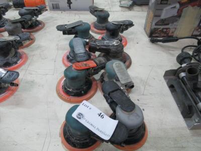 (9) DYNABRADE PNEUMATIC SANDERS