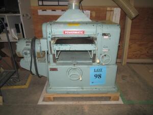 POWERMATIC HOUDAILLE WOOD PLANER MODEL 180