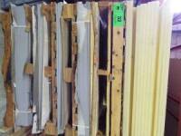 LOT/ 4'X8' SOLID PVC SHEETS (GREY & NATURAL)