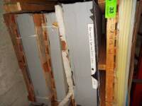 LOT/ 4'X8' SOLID PVC SHEETS (GREY & NATURAL)