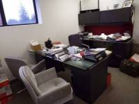 LOT/ CONTENTS OF OFFICE CONSISTING OF (2) DESKS, (4) FILING CABINETS, STORAGE CABINET, AND (3) CHAIRS (FURNITURE ONLY, NO ELECTRONICS, ACCESSORIES, OR PAPERWORK)