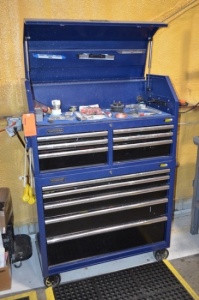 Lot - Performax Portable Tool Cabinet and Tool Chest; with Hand Tools