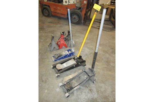 Jacks And Stands 8pc To Include 2pc 2 Ton Floor Jack