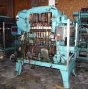 WATERBURY-FARREL MDL. 158 EYELET MACHINE, ROLLER CAM, MECHANICAL CLUTCH, MOTOR DRIVE, AC-TECH CONTROL, ARC-TROL MONITOR, S/N: S-90227-91871-123 (N...