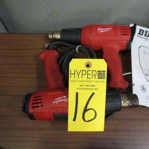 (2) Milwaukee Heat Guns