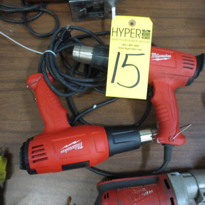 (2) Milwaukee Heat Guns