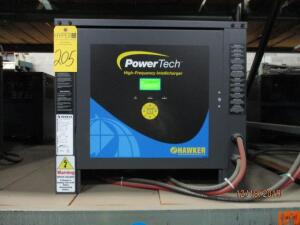 Hawker Powertech Battery Charger, 480v, 12.5amp, 3ph, M/N PT3-24-160 S/N NA196109