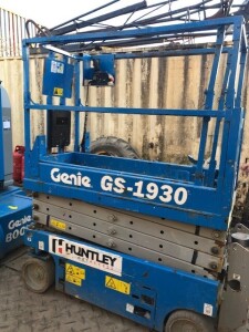 Genie, GS1932 Scissor Lift, Plant No. G912
DOM 2008 Serial no.699
Hours N/A
LOLER: 20/08/2020