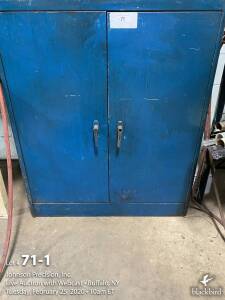 Cabinet with welding items