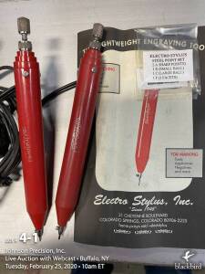 Lot- (2) Electro Stylus engraving tools