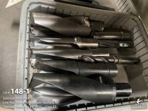 Bin of indexable boring drills