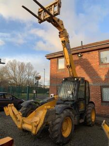 JCB 533-105 Telehandler, Plant No. G134, 
DOM: 2007, Registration No. NK57KMD 
Serial No. 1193033,
 Hours: 4834, 
LOLER: 19/11/2020